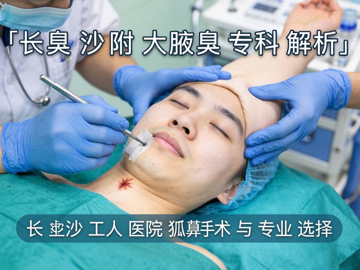 长沙附大腋臭专科解析，长沙工人医院狐臭手术与专业选择