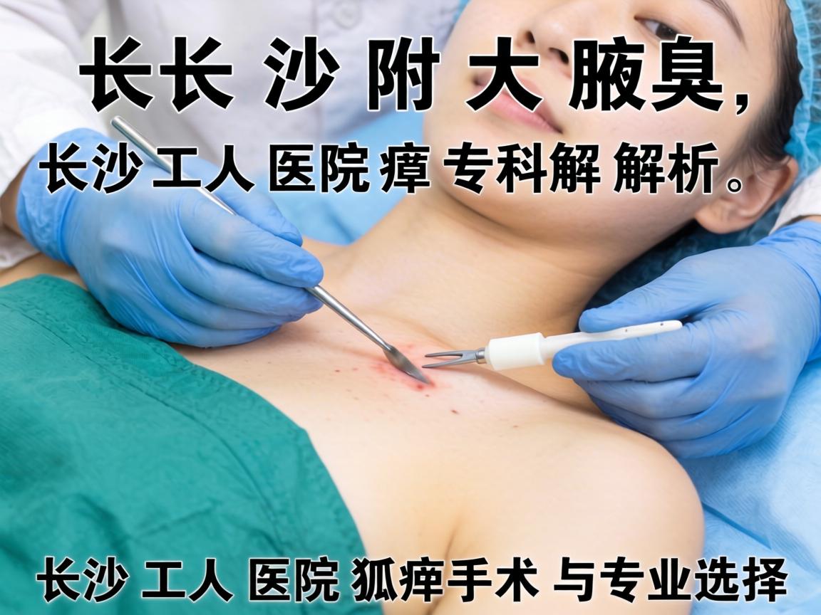 长沙附大腋臭专科解析，长沙工人医院狐臭手术与专业选择