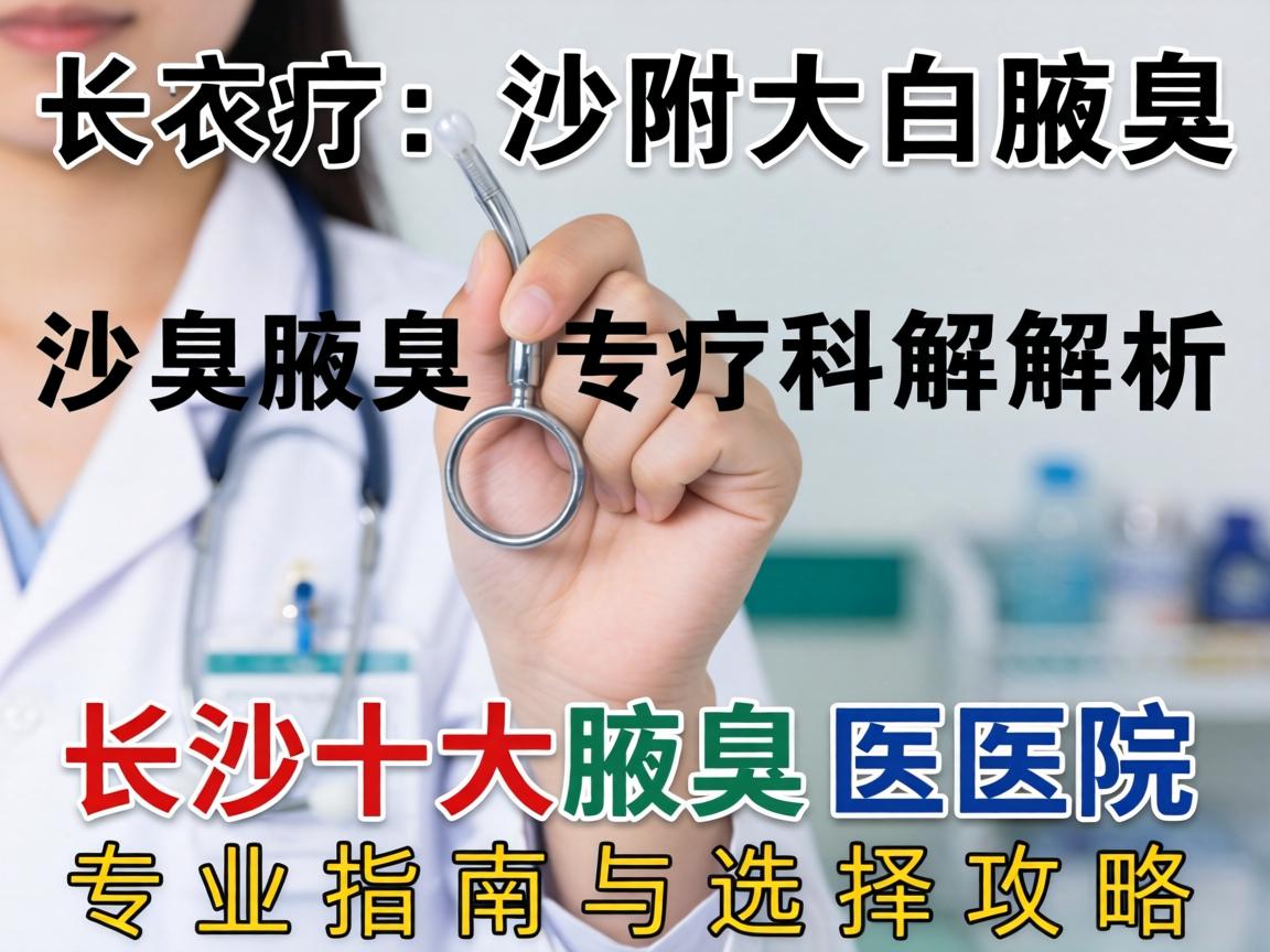 长沙附大腋臭专科解析，长沙十大腋臭医院专业指南与选择攻略