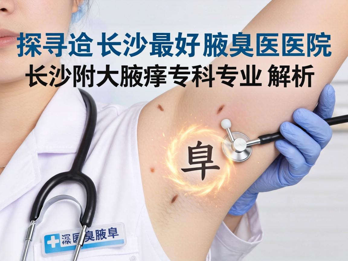 探寻长沙最好腋臭医院，长沙附大腋臭专科专业解析