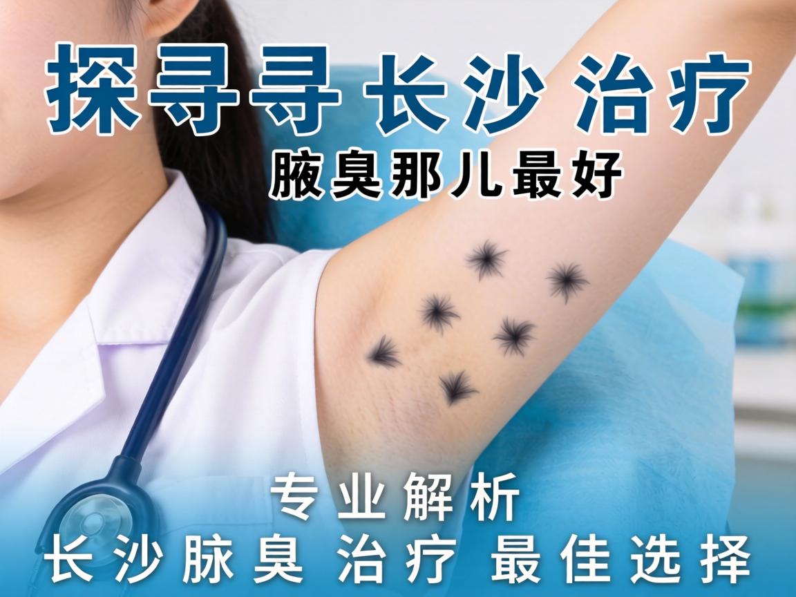 探寻长沙治疗腋臭那儿最好，专业解析长沙腋臭治疗最佳选择