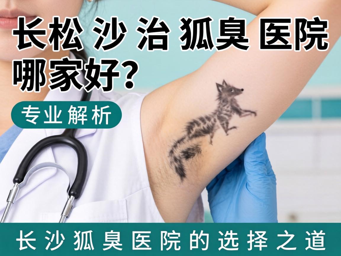 长沙治狐臭医院哪家好？专业解析长沙狐臭医院的选择之道