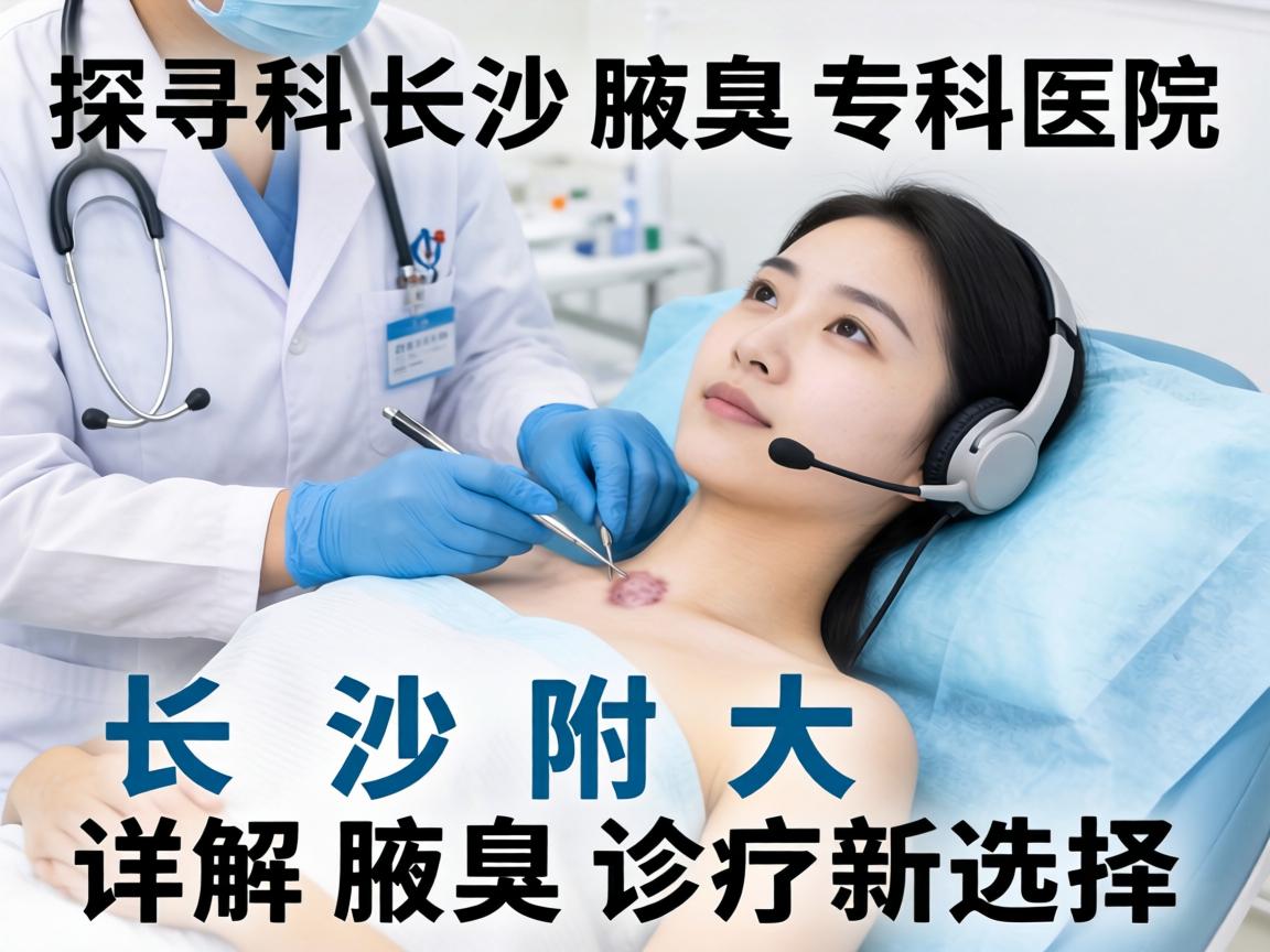 探寻长沙腋臭专科医院，长沙附大详解腋臭诊疗新选择