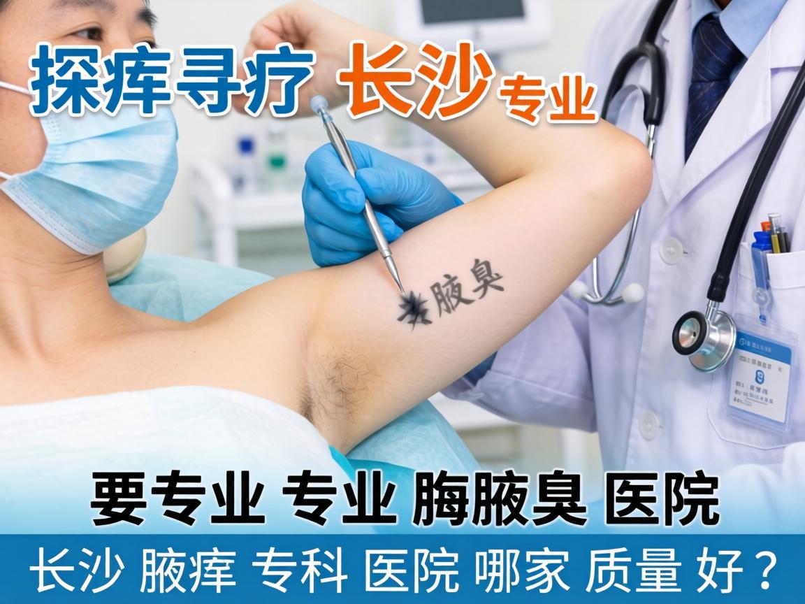 探寻长沙专业腋臭医院，长沙腋臭专科医院哪家质量好？