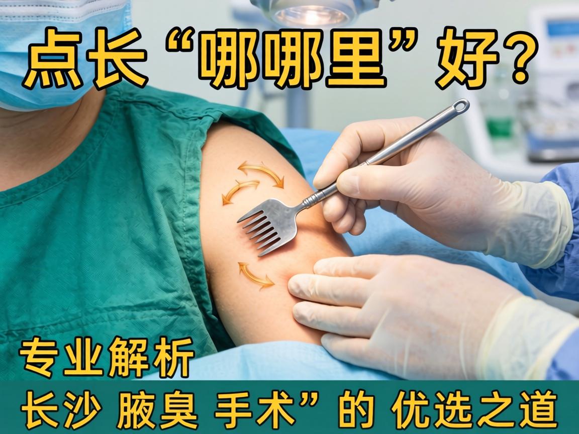 长沙腋臭手术哪里好？专业解析长沙腋臭手术的优选之道