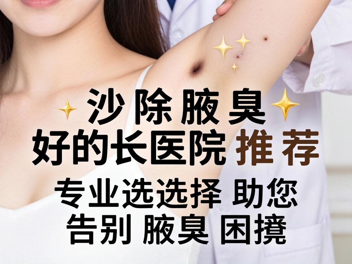 长沙除腋臭好的医院推荐，专业选择助您告别腋臭困扰