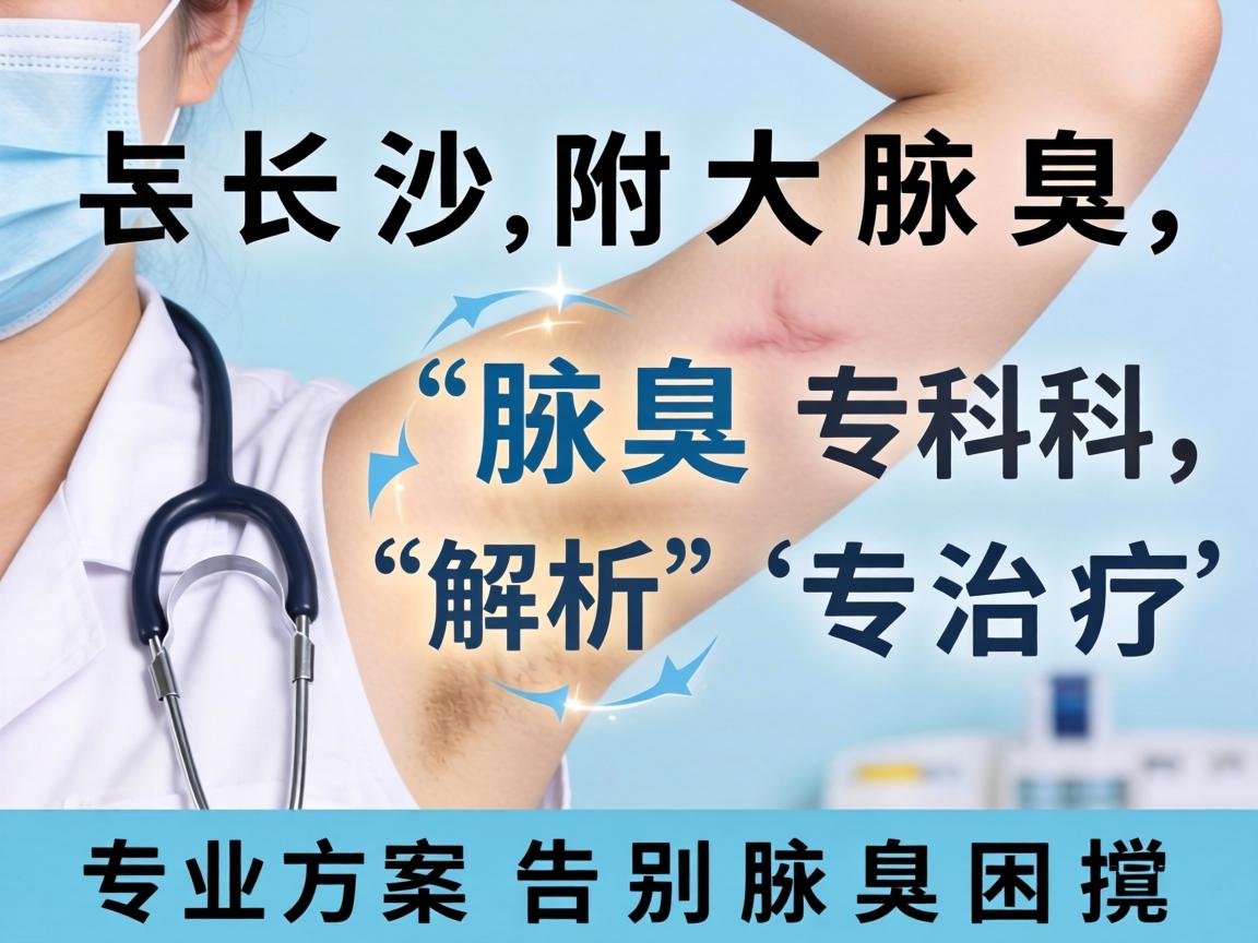 长沙附大腋臭专科解析腋臭治疗，专业方案告别腋臭困扰