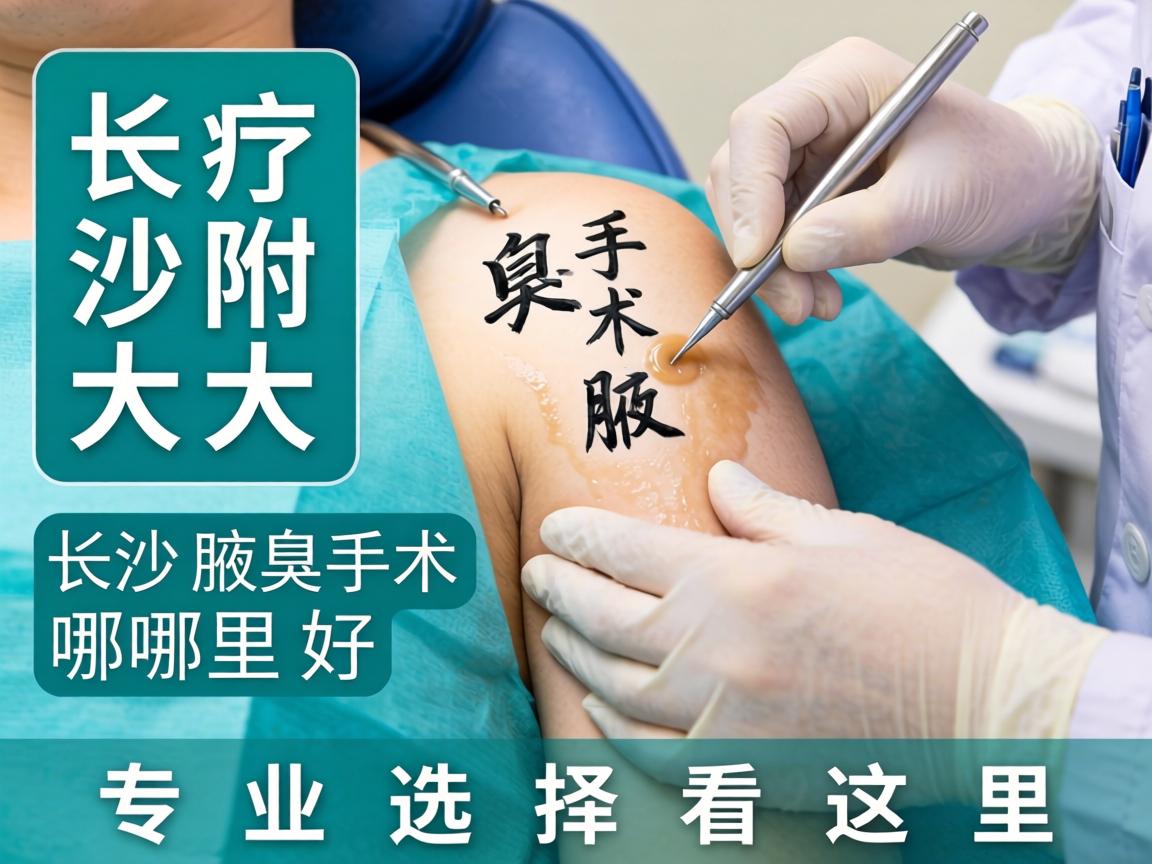 长沙附大解析，长沙腋臭手术哪里好，专业选择看这里