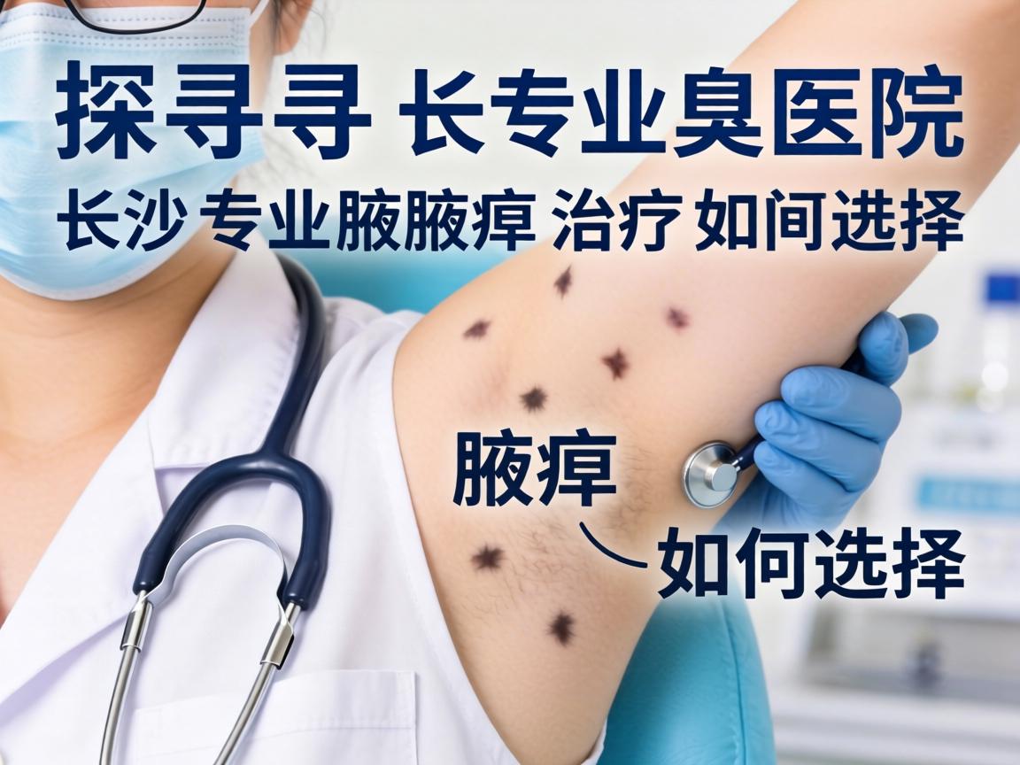 探寻长沙专业腋臭医院，长沙专业腋臭治疗如何选择