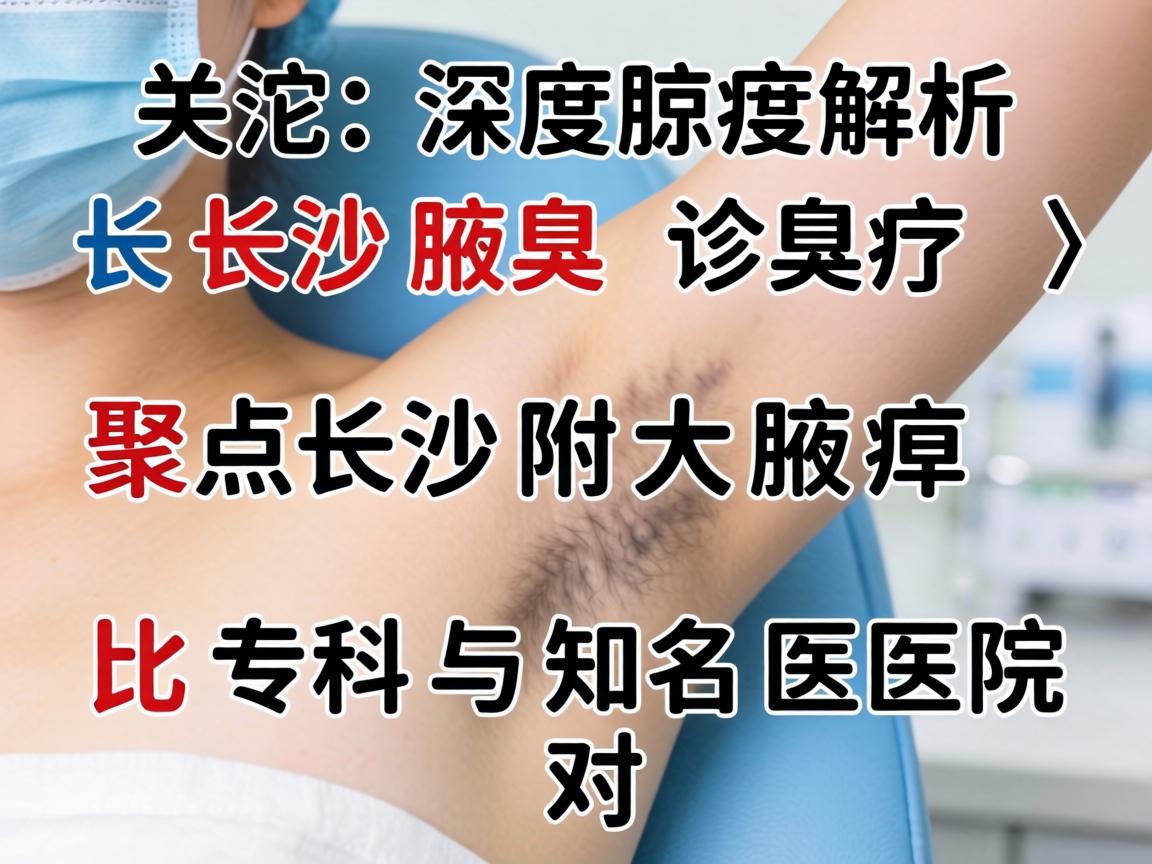 深度解析长沙腋臭诊疗，聚焦长沙附大腋臭专科与知名医院对比