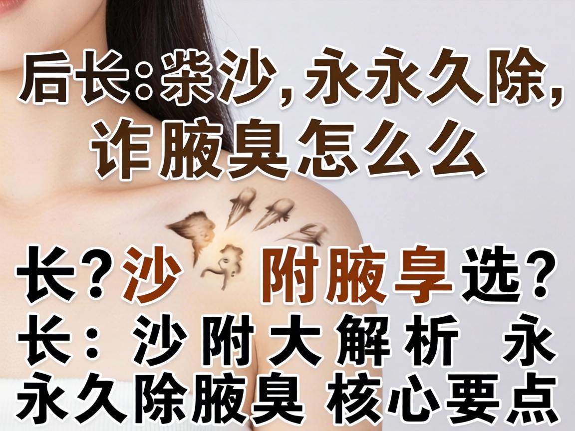 长沙永久除腋臭怎么选？长沙附大解析永久除腋臭核心要点