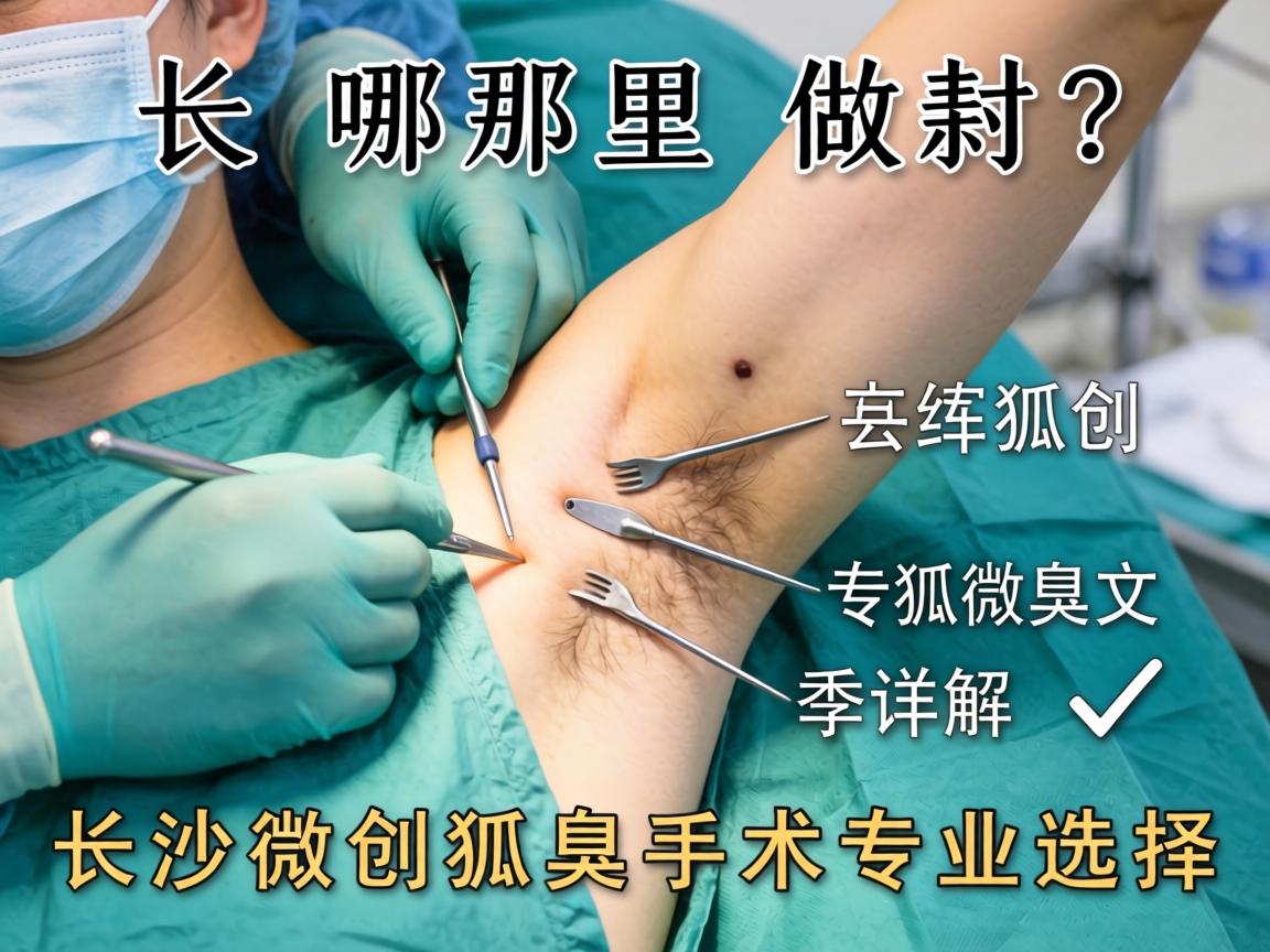 长沙微创狐臭手术哪里做？详解长沙微创狐臭手术专业选择