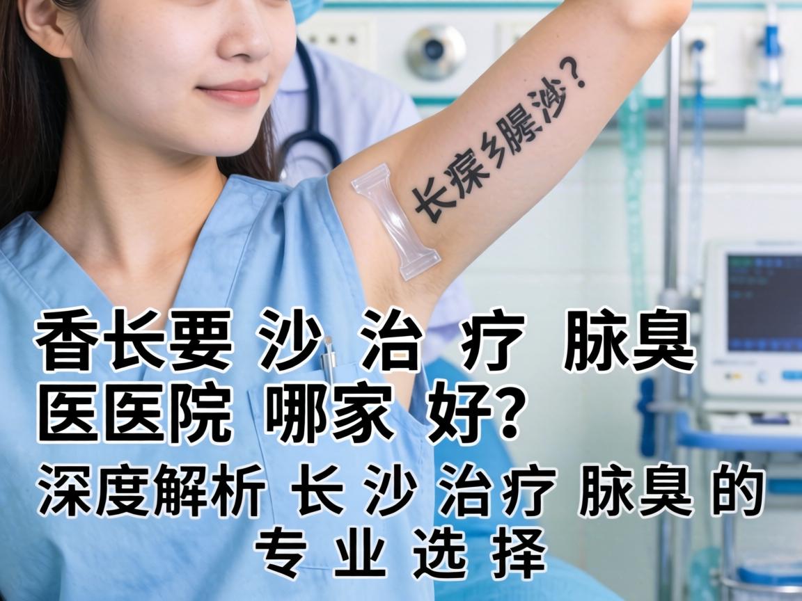 长沙治疗腋臭医院哪家好？深度解析长沙治疗腋臭的专业选择