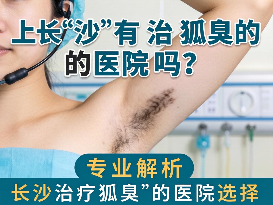 长沙有治狐臭的医院吗？专业解析长沙治疗狐臭的医院选择
