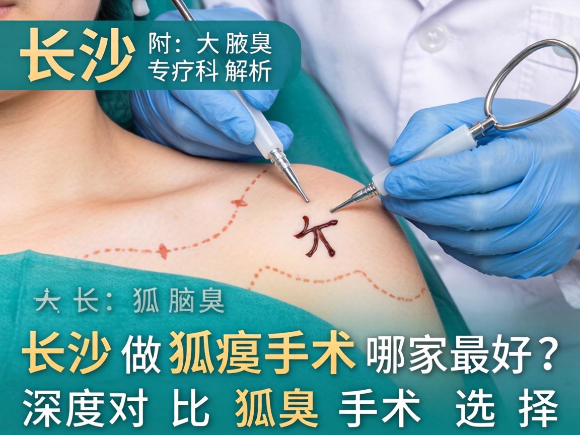 长沙附大腋臭专科解析，长沙做狐臭手术哪家最好？深度对比狐臭手术选择