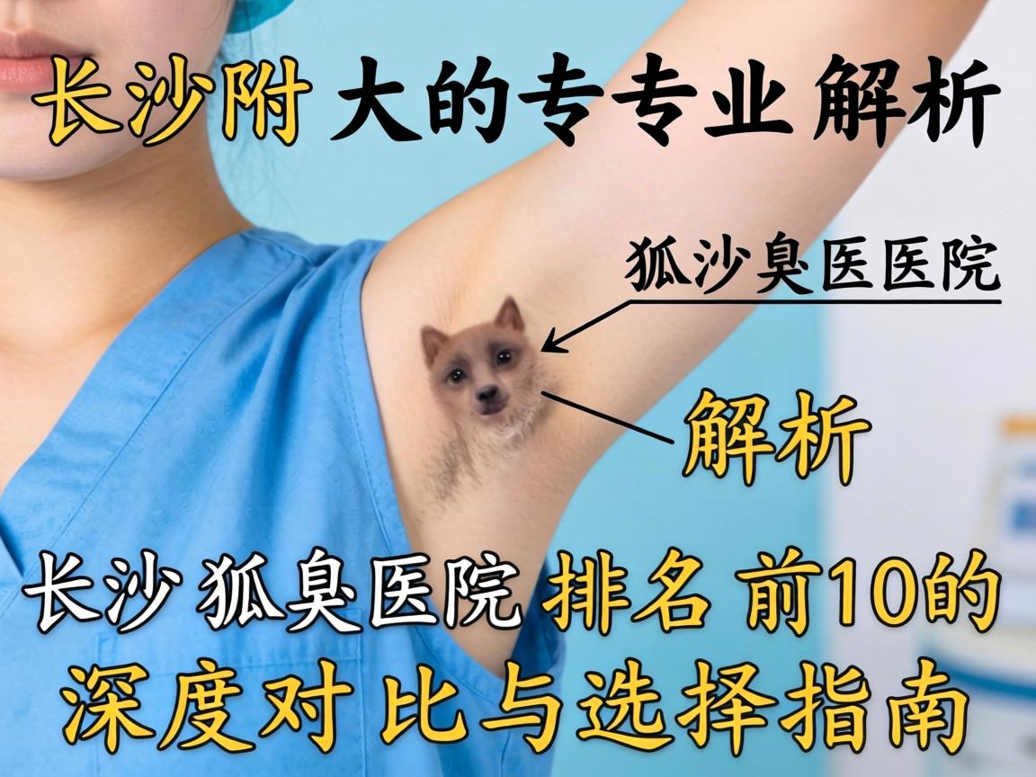 长沙附大专业解析，长沙狐臭医院排名前十的深度对比与选择指南