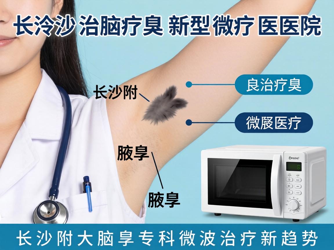 长沙治疗腋臭新型微波医院，解析长沙附大腋臭专科微波治疗新趋势