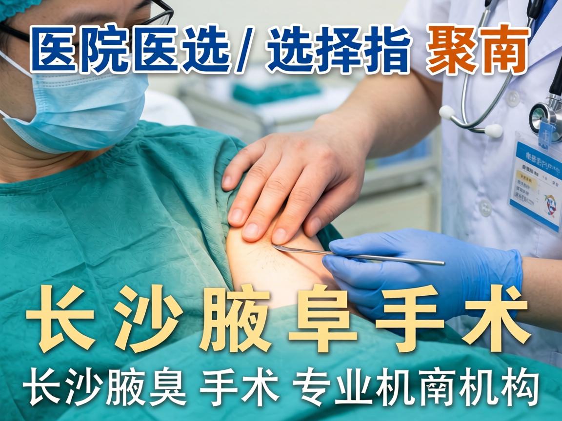 长沙腋臭手术医院选择指南，聚焦长沙腋臭手术专业机构