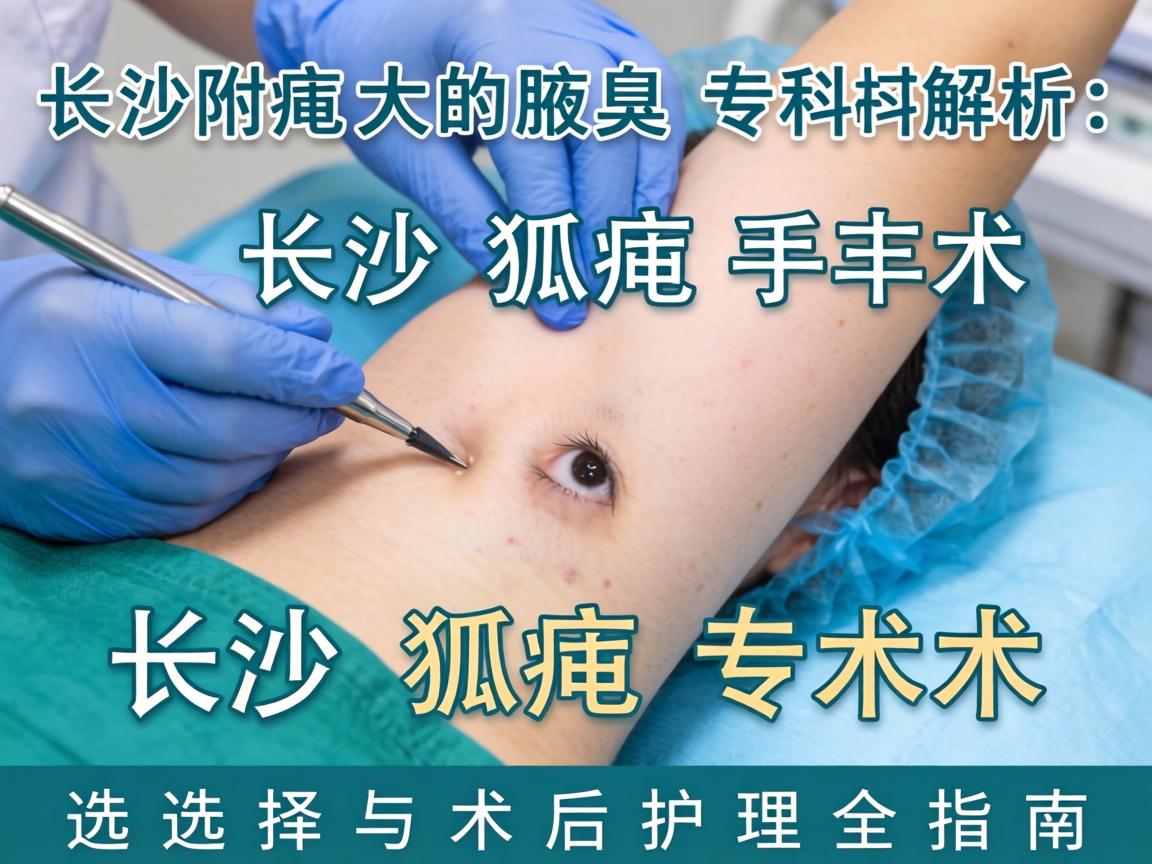 长沙附大腋臭专科解析，长沙狐臭手术的选择与术后护理全指南