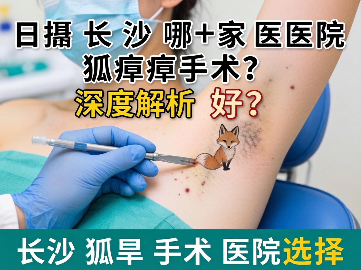 长沙哪家医院狐臭手术好？深度解析长沙狐臭手术医院选择