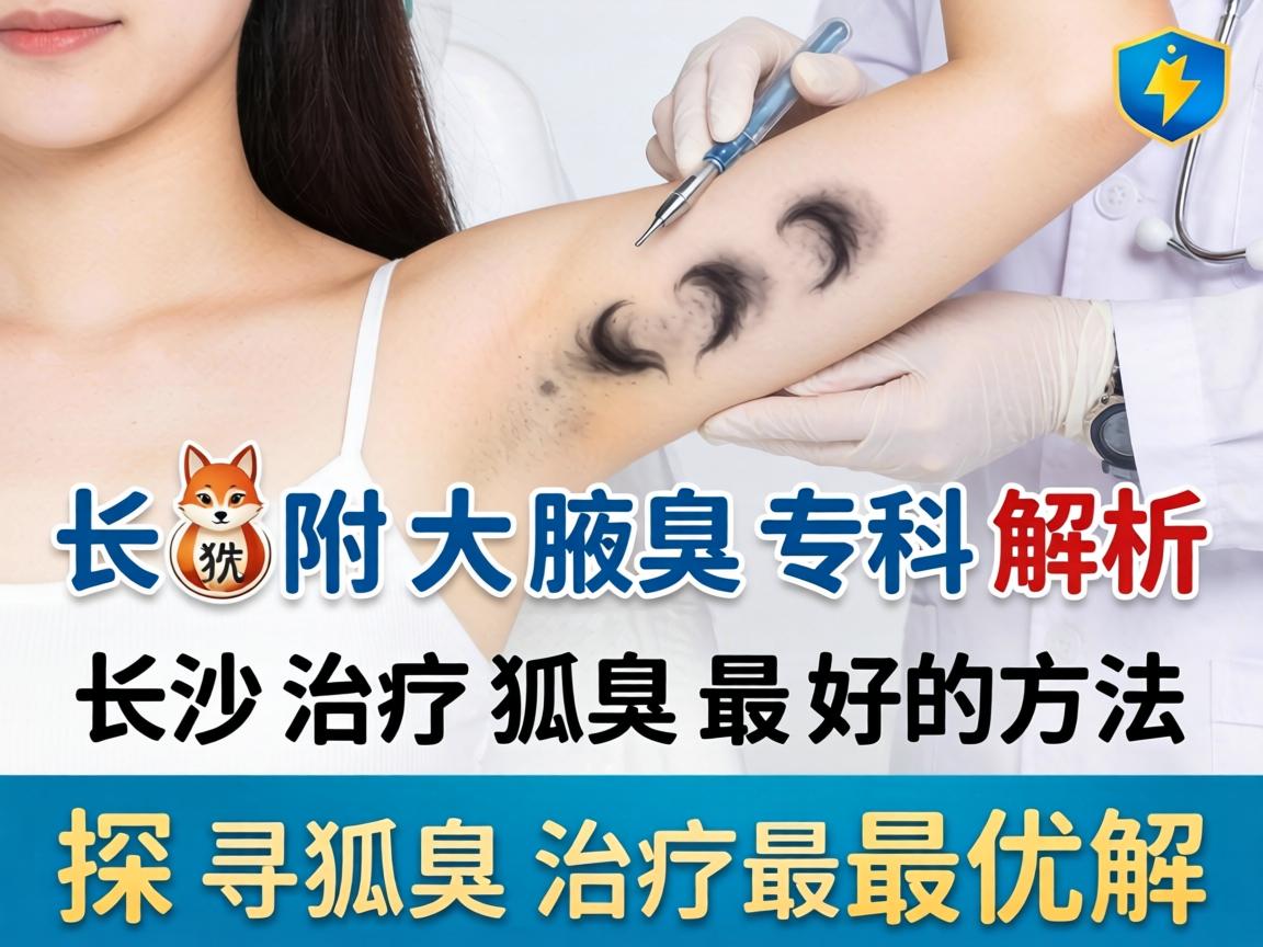 长沙附大腋臭专科解析，长沙治疗狐臭最好的方法，探寻狐臭治疗最优解