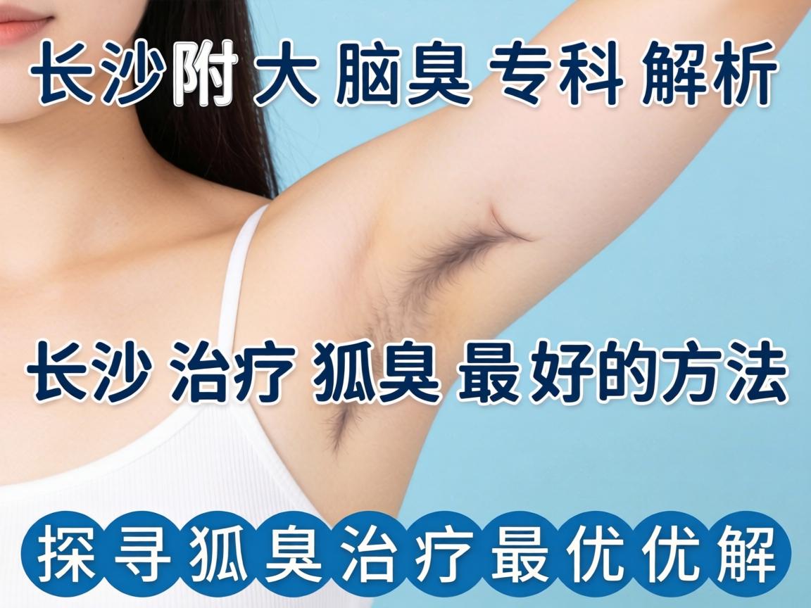 长沙附大腋臭专科解析，长沙治疗狐臭最好的方法，探寻狐臭治疗最优解