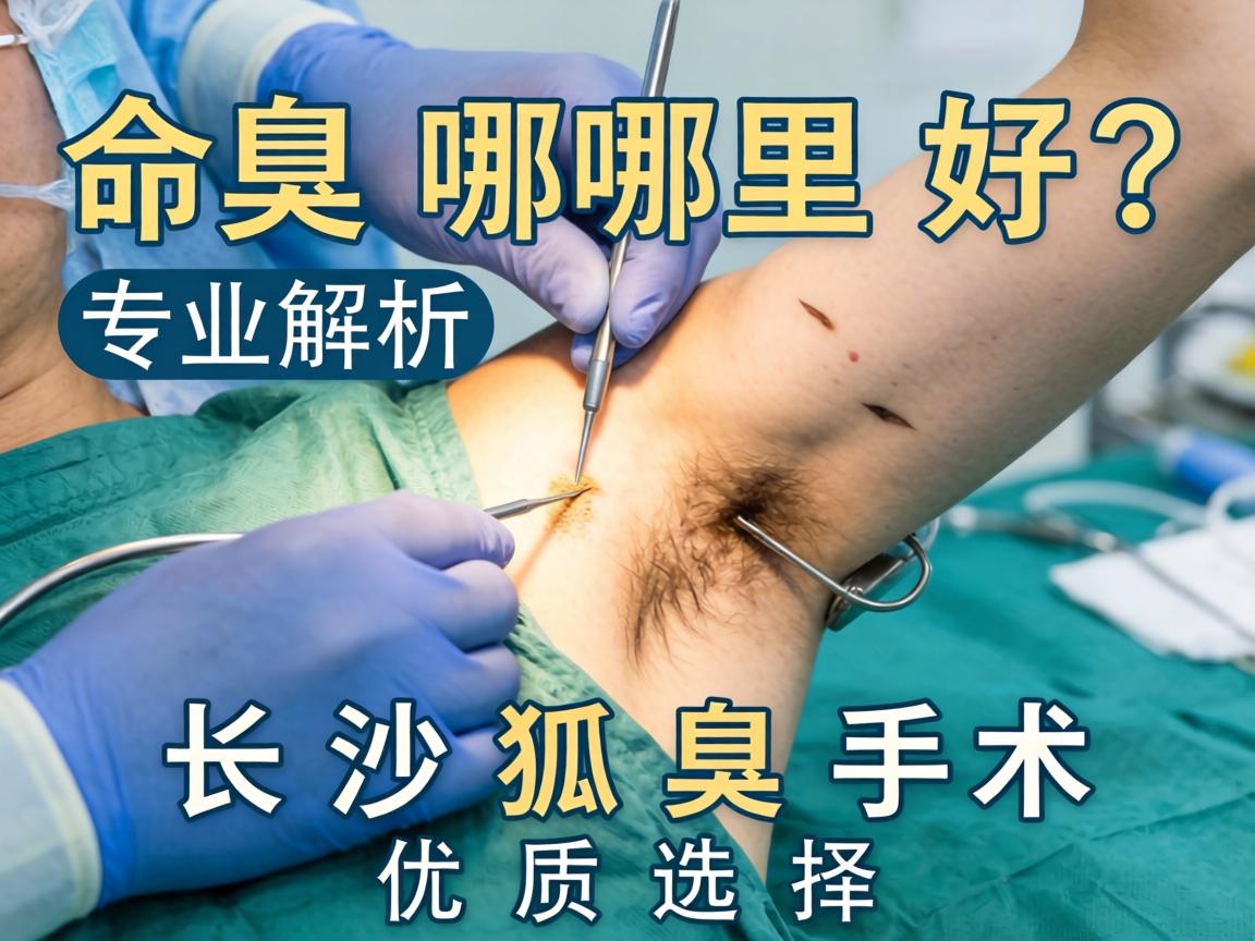 长沙狐臭手术哪里好？专业解析长沙狐臭手术优质选择