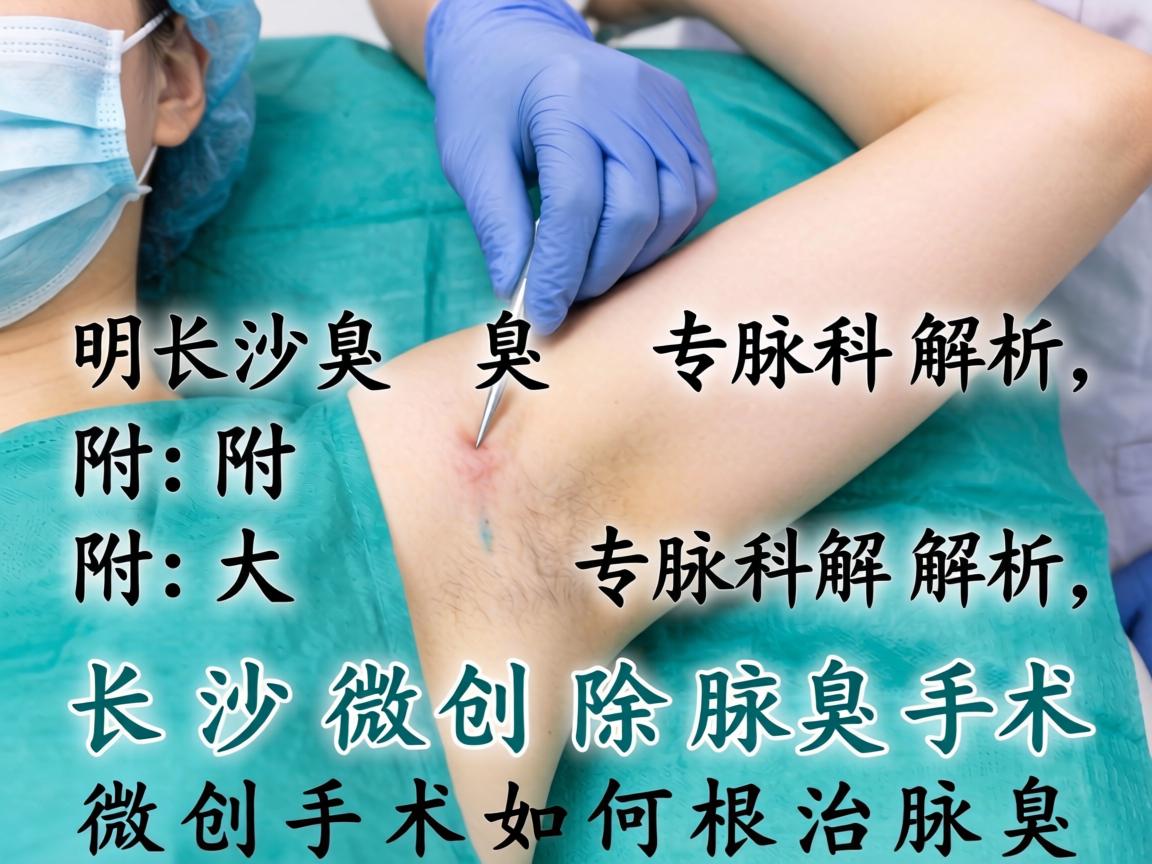 长沙附大腋臭专科解析，长沙微创除腋臭手术，微创手术如何根治腋臭
