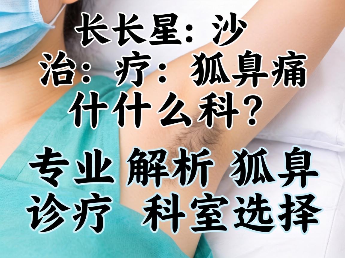 长沙治疗狐臭什么科？专业解析狐臭诊疗科室选择