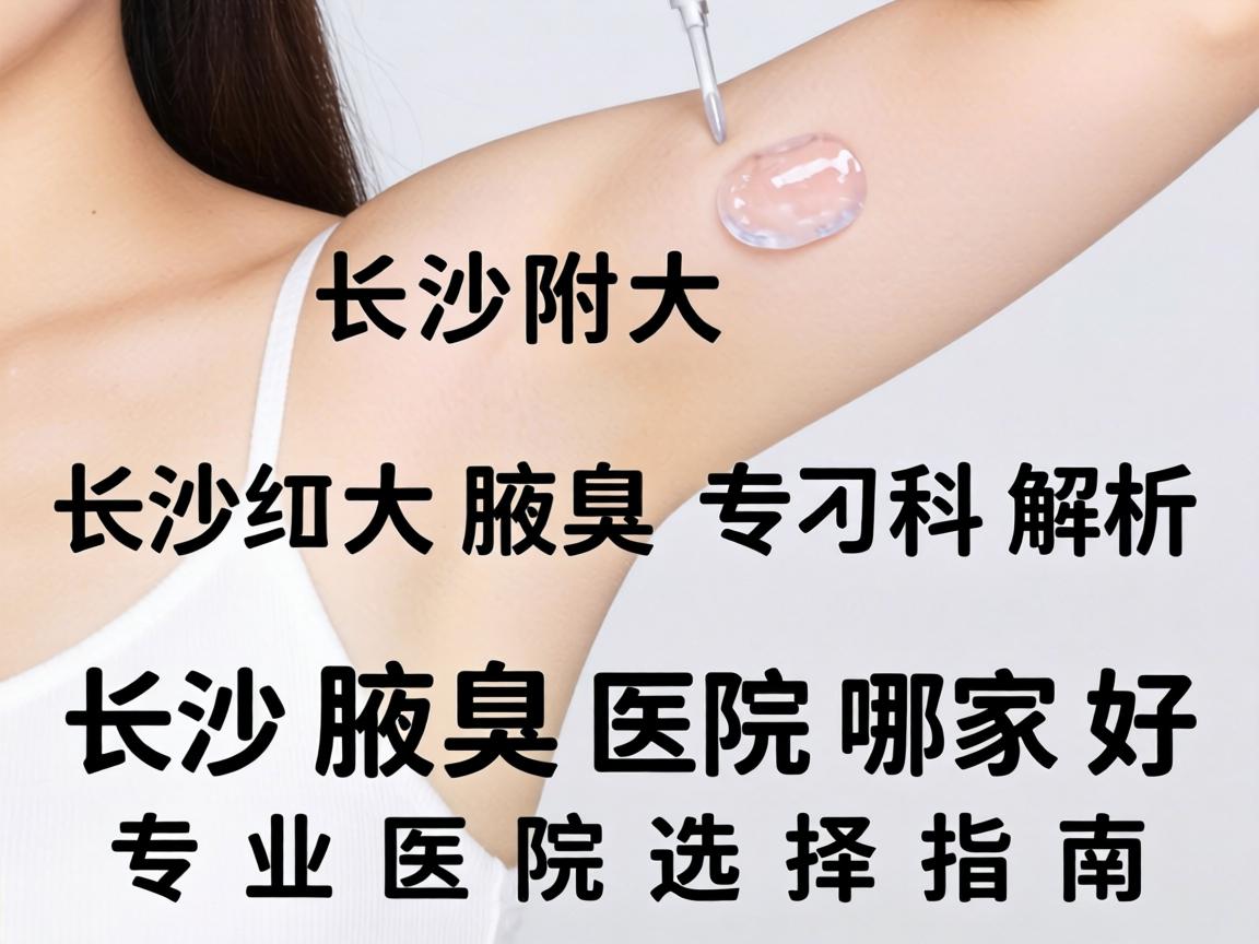 长沙附大腋臭专科解析，长沙腋臭医院哪家好，专业医院选择指南