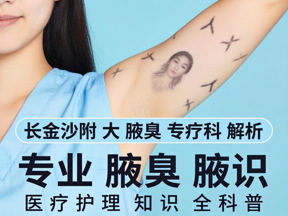 长沙附大腋臭专科解析，专业腋臭医疗护理知识全科普
