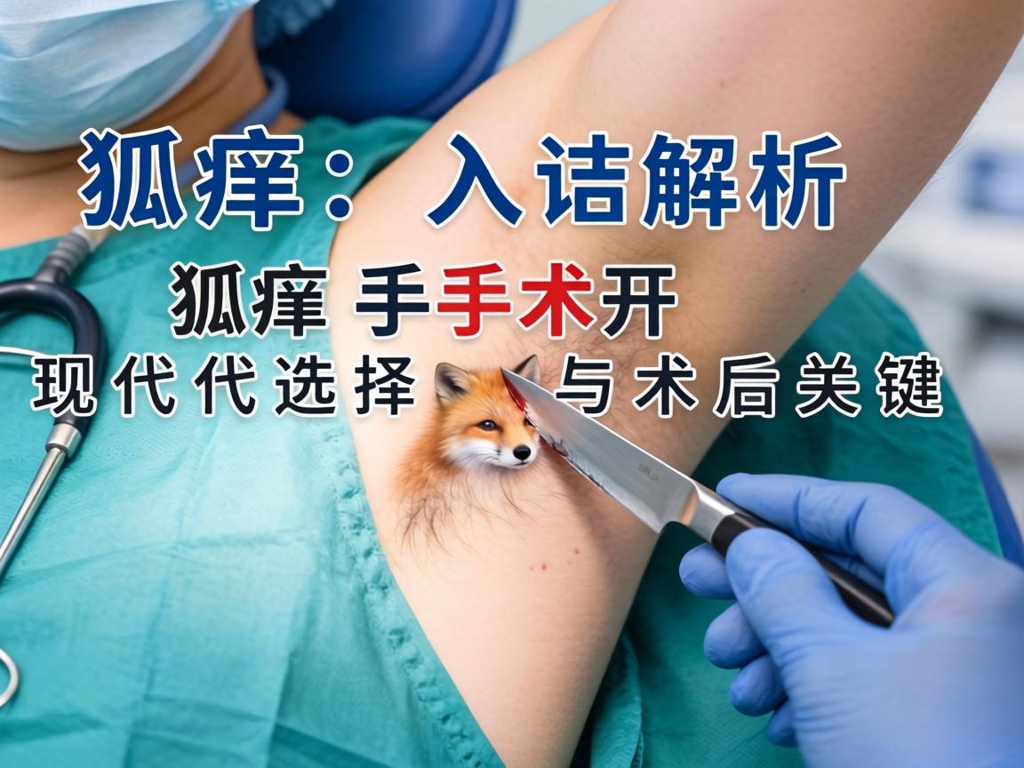 深入解析狐臭开刀手术，狐臭手术的现代选择与术后关键