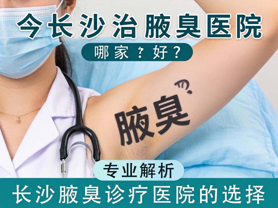 长沙治腋臭医院哪家好？专业解析长沙腋臭诊疗医院的选择