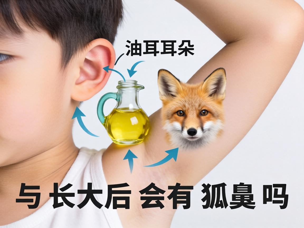 油耳朵与狐臭关联解析，油耳朵小孩长大后会有狐臭吗？