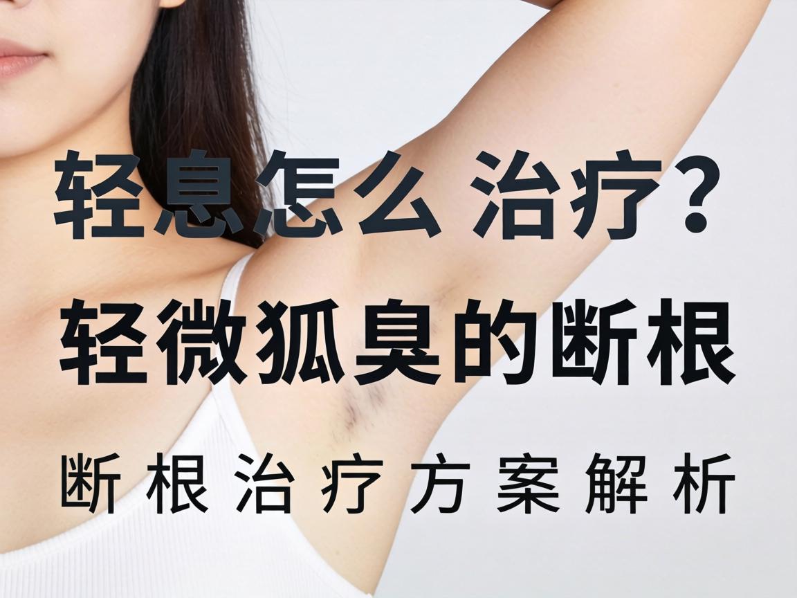 轻微狐臭怎么治疗？轻微狐臭的断根治疗方案解析
