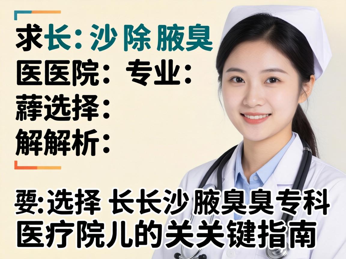 长沙除腋臭医院专业解析,选择长沙腋臭专科医院的关键指南 长沙除腋臭医院专业解析,选择长沙腋臭专科医院的关键指南