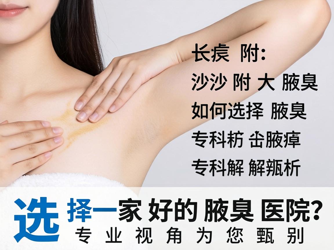 长沙附大腋臭专科解析,如何选择一家好的腋臭医院?专业视角为您甄别 长沙附大腋臭专科解析,如何选择一家好的腋臭医院?专业视角为您甄别