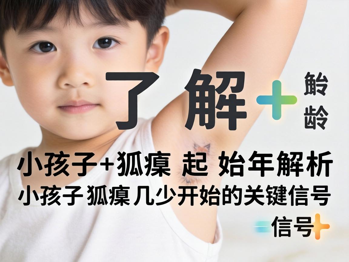 了解小孩子狐臭起始年龄 解析小孩子狐臭几岁开始的关键信号