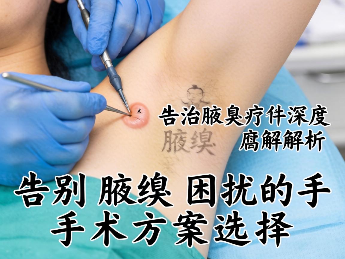 手术治疗腋臭深度解析,告别腋臭困扰的手术方案选择 手术治疗腋臭深度解析,告别腋臭困扰的手术方案选择