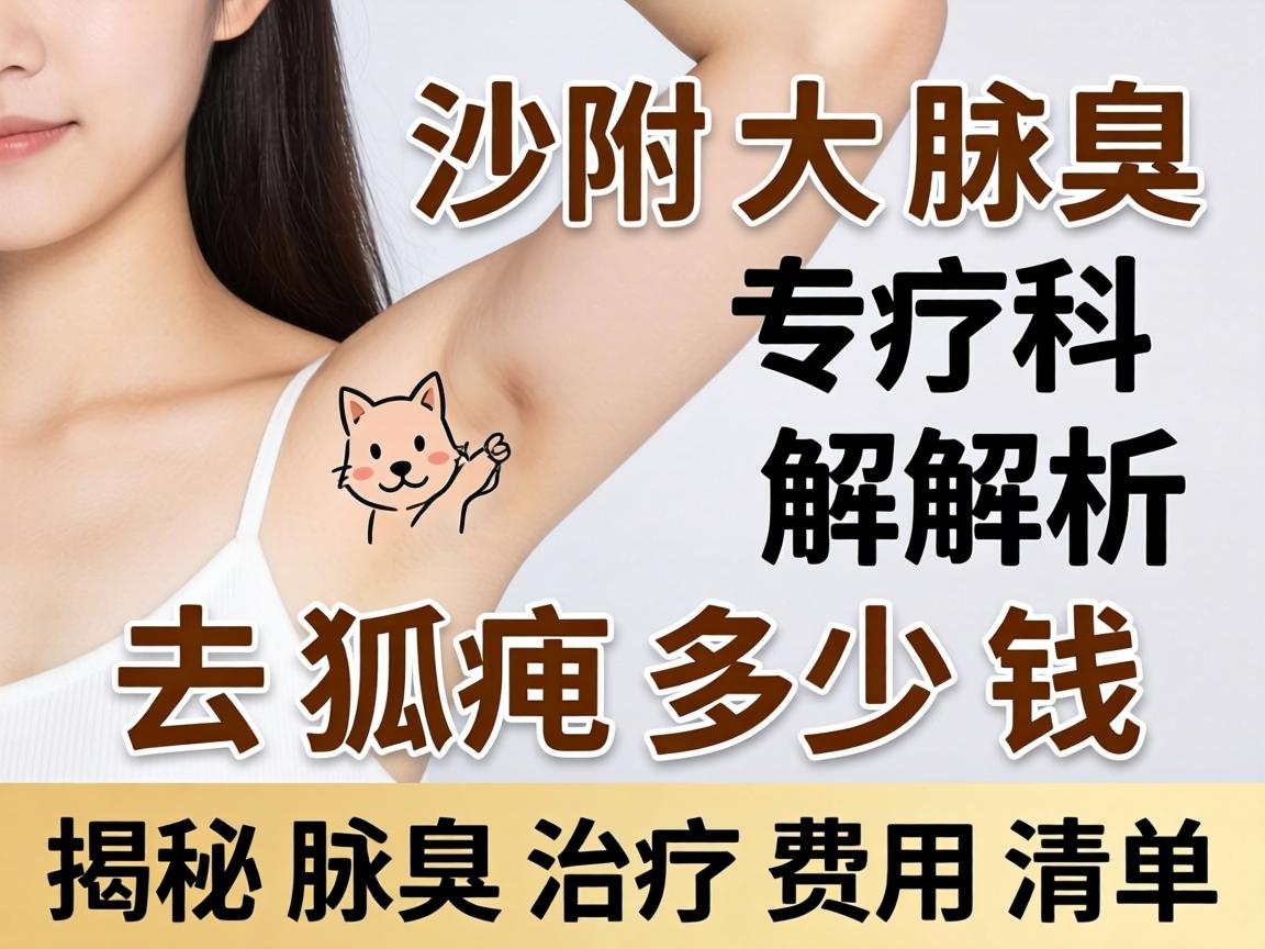 长沙附大腋臭专科解析，去狐臭多少钱，揭秘腋臭治疗费用清单