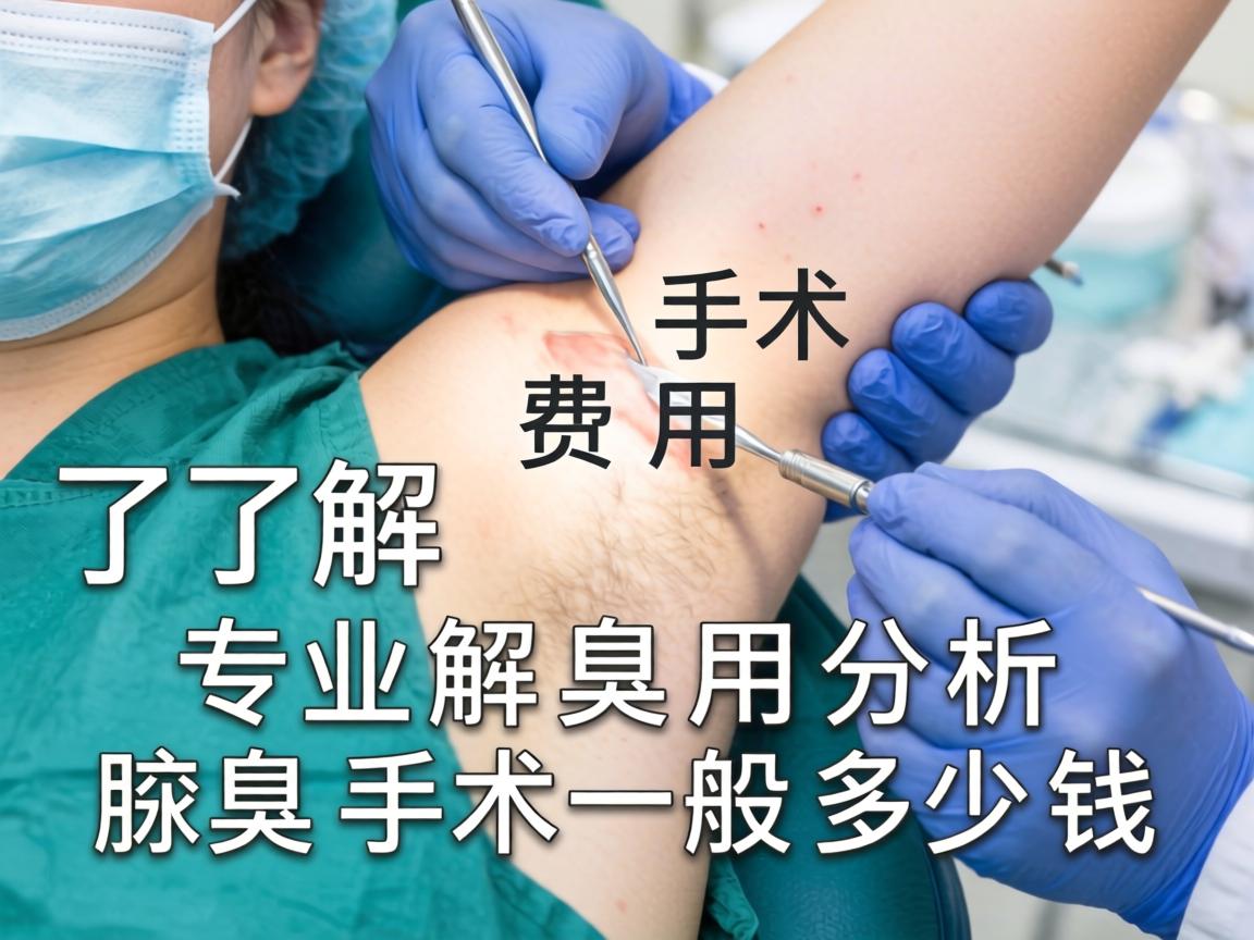 了解腋臭手术费用，专业解析腋臭手术一般多少钱