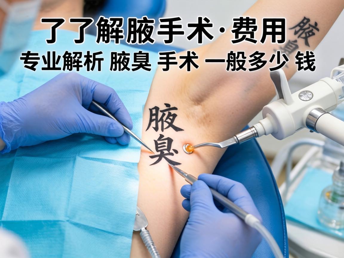了解腋臭手术费用，专业解析腋臭手术一般多少钱