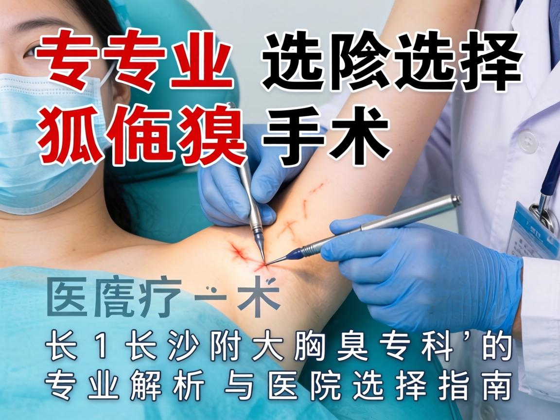 专业选择狐臭手术医院,长沙附大腋臭专科的专业解析与医院选择指南 专业选择狐臭手术医院,长沙附大腋臭专科的专业解析与医院选择指南