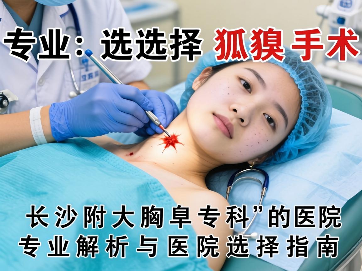 专业选择狐臭手术医院,长沙附大腋臭专科的专业解析与医院选择指南 专业选择狐臭手术医院,长沙附大腋臭专科的专业解析与医院选择指南