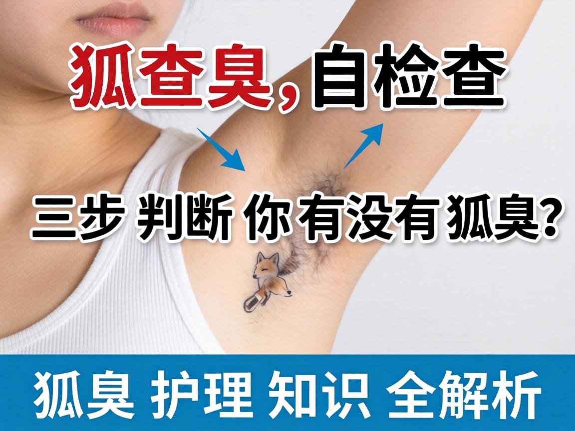 狐臭自查指南,三步判断你有没有狐臭,狐臭护理知识全解析 狐臭自查指南,三步判断你有没有狐臭,狐臭护理知识全解析