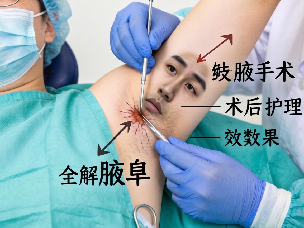 腋臭手术全解析，关于腋臭手术的术后护理与效果