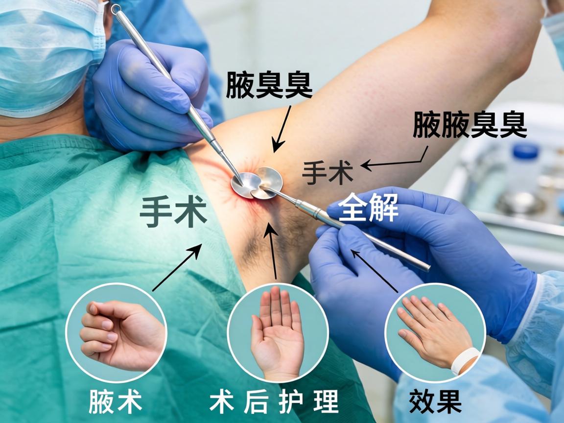 腋臭手术全解析，关于腋臭手术的术后护理与效果