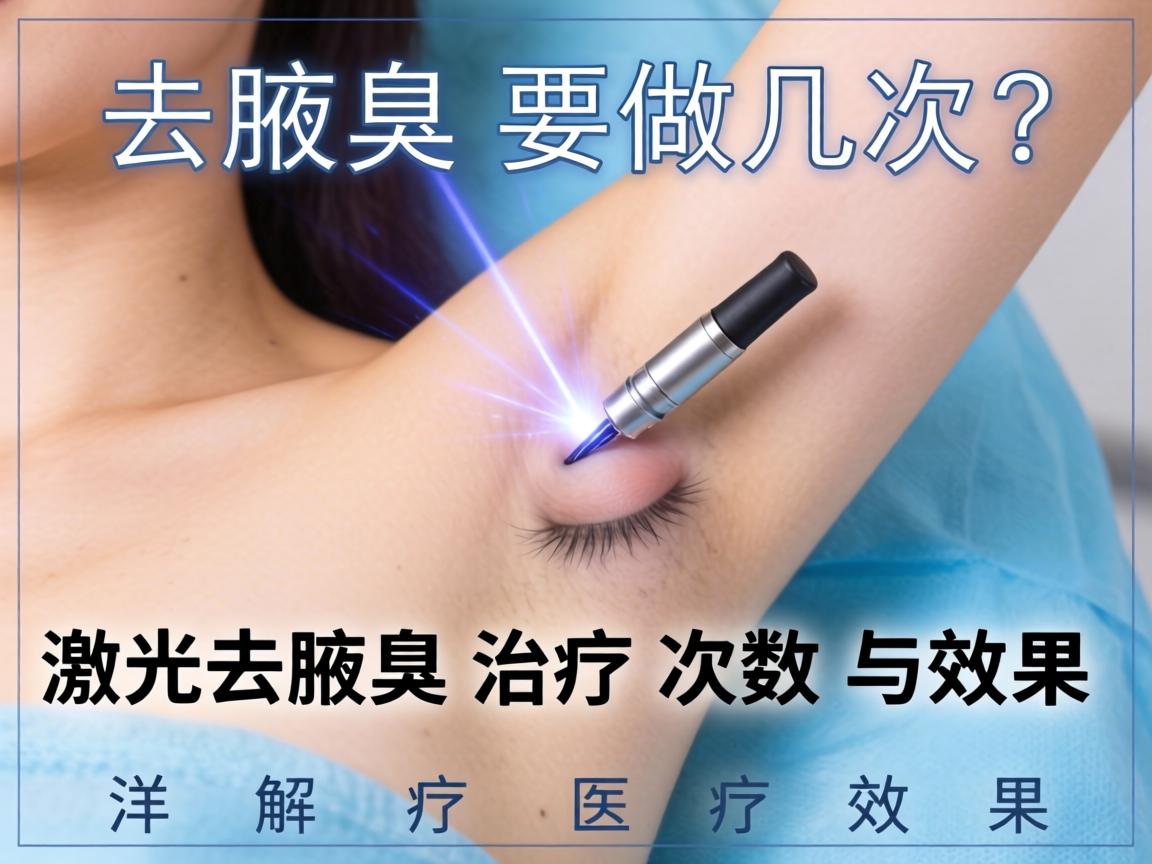 激光去腋臭要做几次？详解激光去腋臭治疗次数与效果