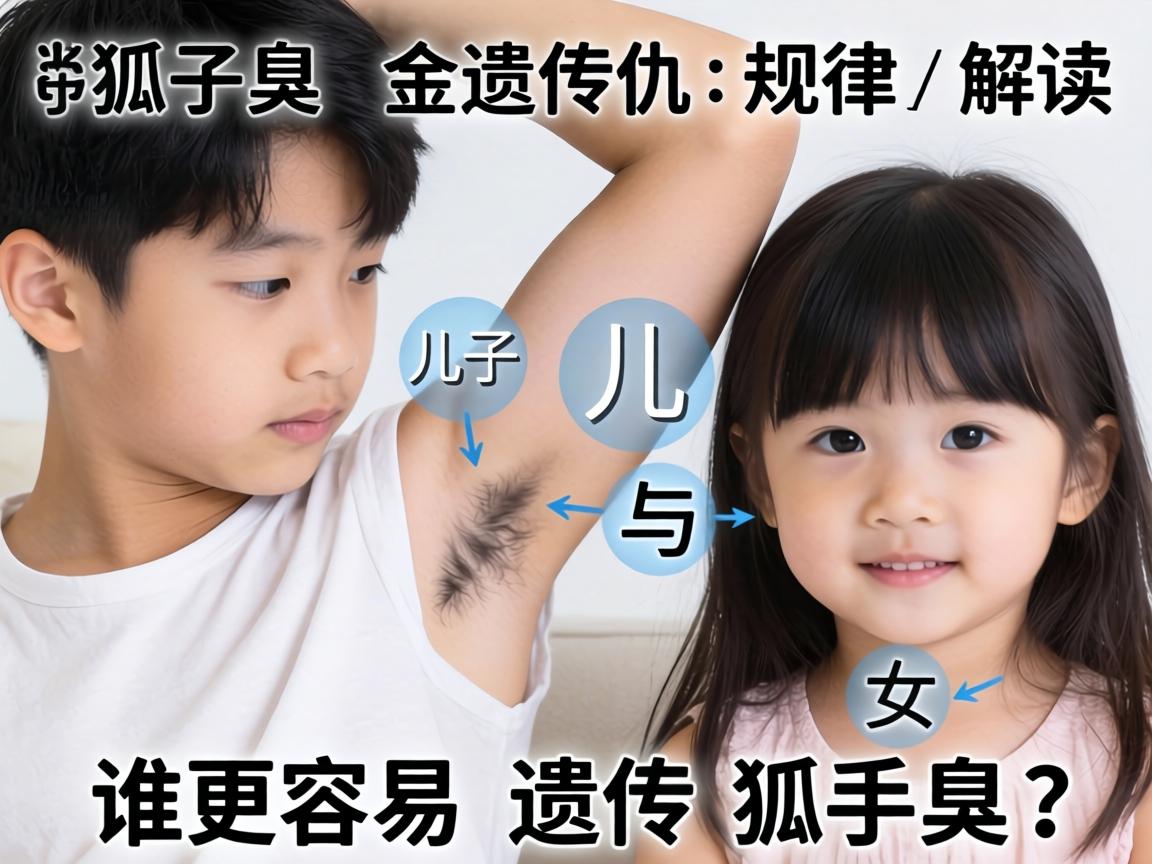 狐臭遗传规律解读，儿子与女儿谁更容易遗传狐臭？