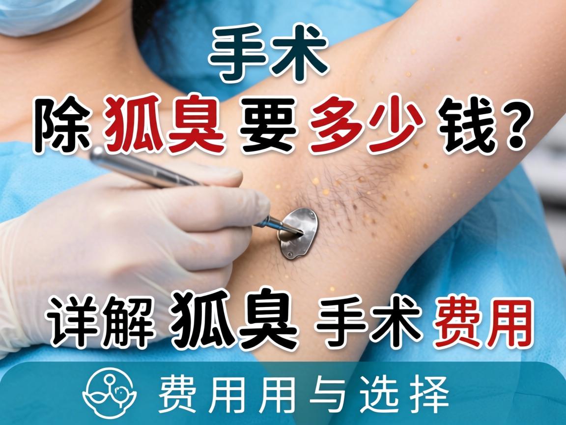 手术除狐臭要多少钱？详解狐臭手术费用与选择
